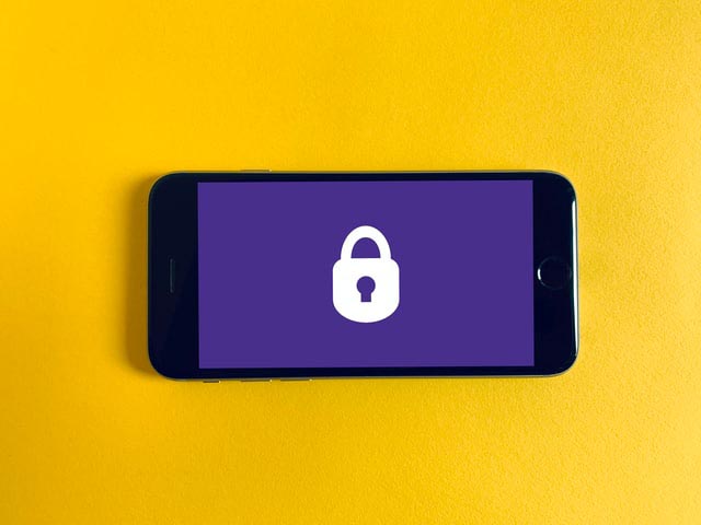 Cybersecurity Basics Reminders Into 2022 locked phone