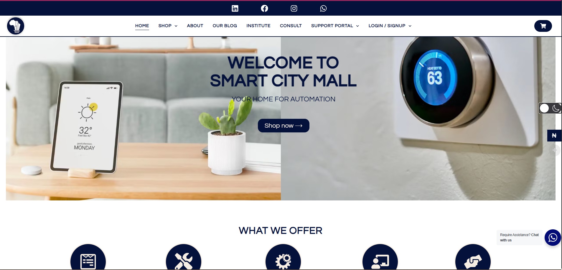 Michael ogolor portfolio smart city mall africa