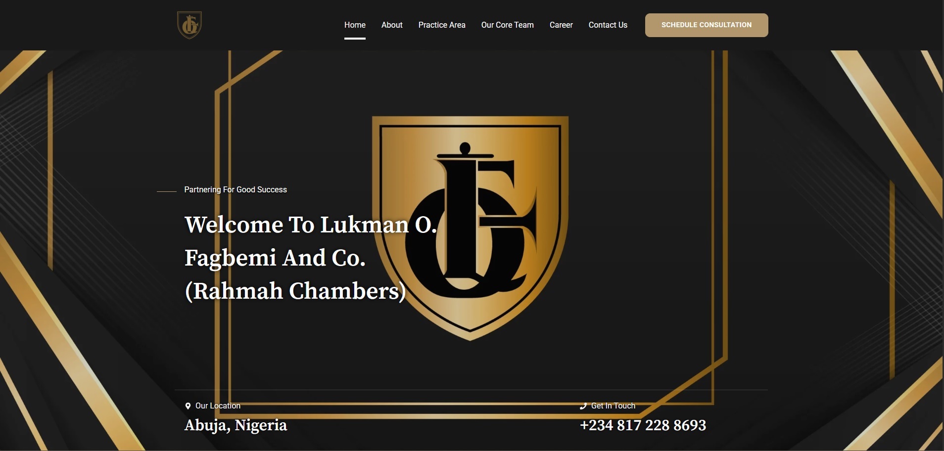 Michael ogolor portfolio Dynamic lukmanfagbemi website